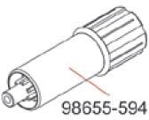 Walzendeckel links Durchmesser 60mm - Fiamma Ersatzteil Nr. 98655-594 - passend zu ZIP