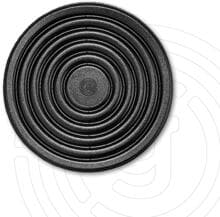 Gelmags M MagUp Antirutsch-Pad, Ø10cm, 2er-Set, Schwarz