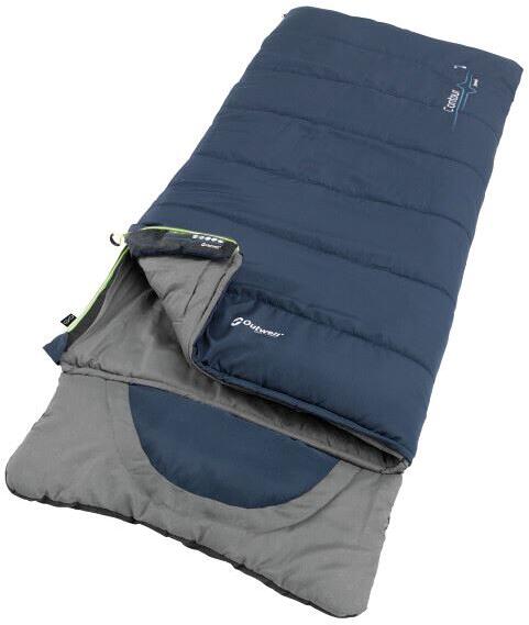 Outwell Contour Junior Deckenschlafsack, 170x70cm, Version 2025, blau