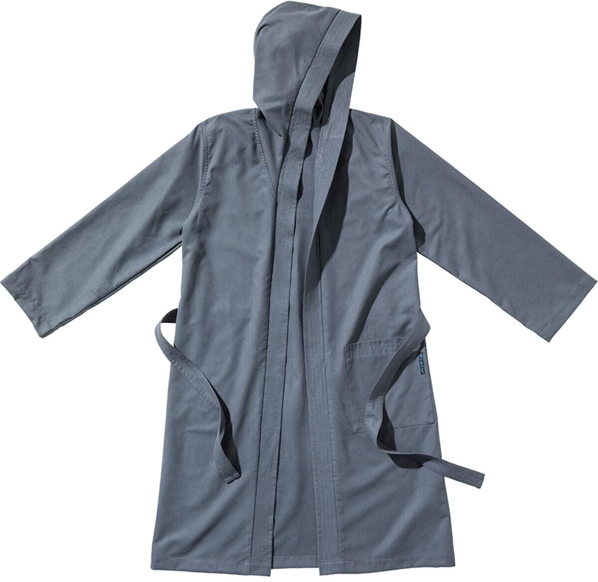 Cocoon Mikrofaser-Bademantel, ultraleicht, M, grau