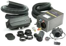 Autoheizungsrohr 90mm 100cm - Aluminiumfolie Für LKW Wohnmobil Bus