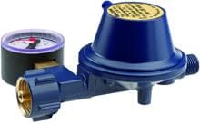 GOK Gasregler EN61, 1,5kg/h, 30mbar, KLF x G1/4LH-KN, PRV, Man. Marine