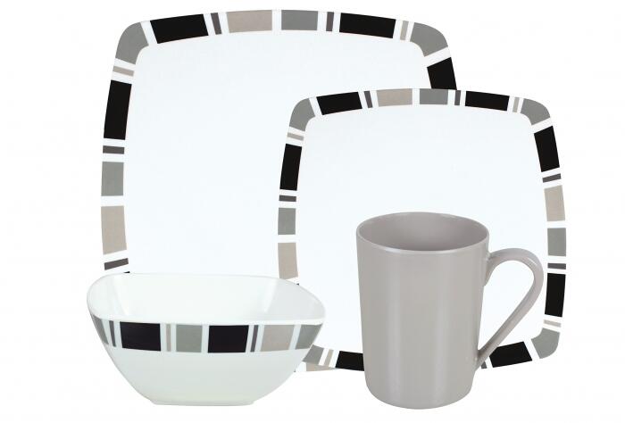 Flamefield Carre Geschirrset, 16-teilig