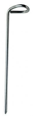 Vango Stahlgrundplatte Heringe, 18cm x 4mm, silber, 5er-Pack