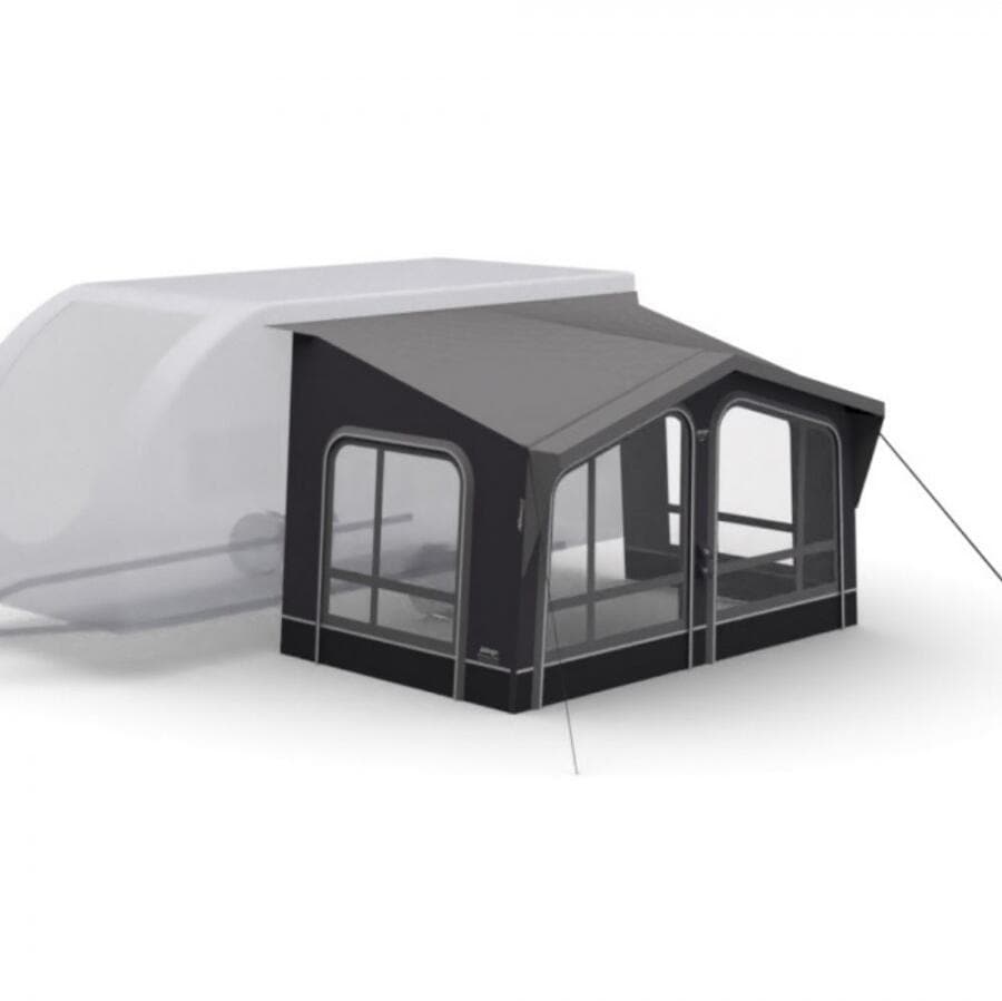 Vango Riviera Air aufblasbares Vorzelt, 390 Elements ProShield, 390x275cm, grau