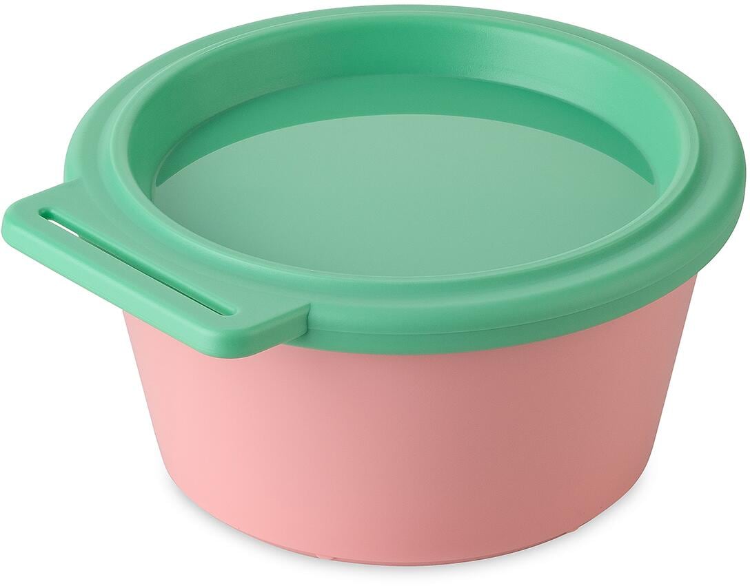 Koziol Nora Box Schale mit Deckel, 250ml, sweet pink/strong fresh green