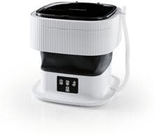 EASYmaxx Mini-Waschmaschine, faltbar, weiß/schwarz