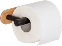 Wenko Orea Turbo-Loc® Toilettenpapierhalter, bambus, schwarz