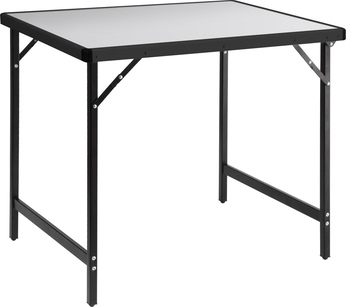 Brunner Torun Klapptisch, 80x60x5cm, Aluminium/Stahl, schwarz-grau