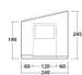 Outwell Sideroads Markisenvorzelt, 360x240cm, grau