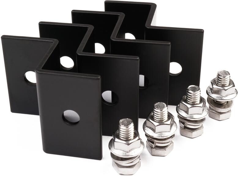 WATTSTUNDE 38mm Aluminium Z-Winkel HSZ38 schwarz Halterung