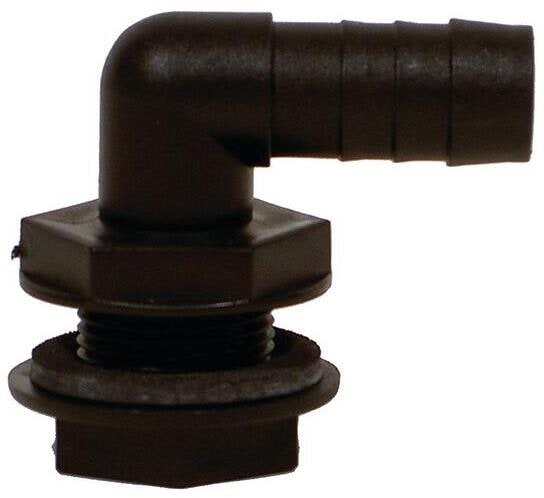 Lilie Füllstutzen abgewinkelt, 1 1/2”x40mm