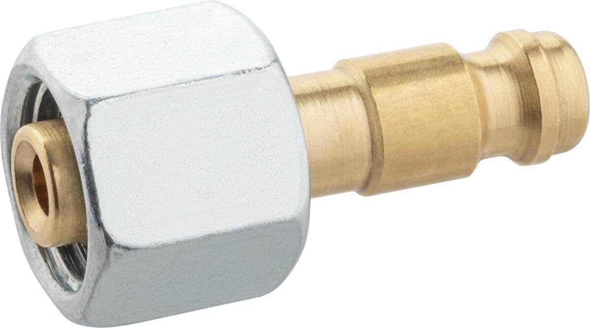 GOK Stecknippel für Steckkupplung STN x RST 8, ML+DL, aufgez.