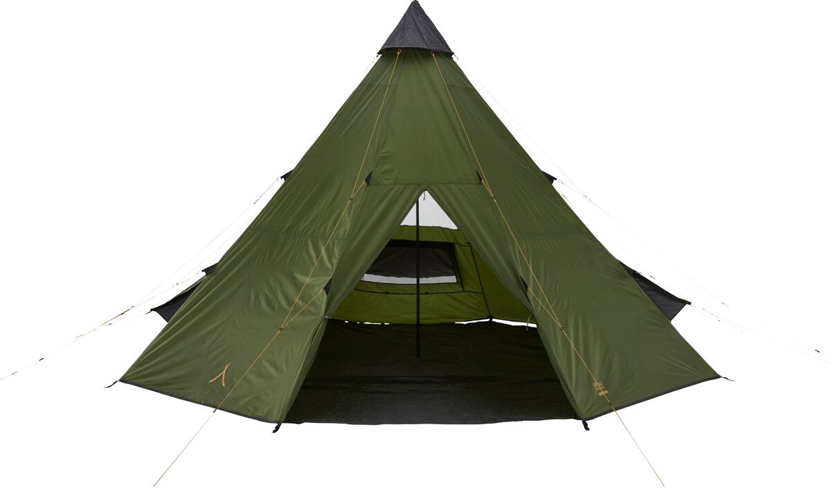 Grand Canyon Black Falls 8, Rund-/Tipizelt, 8-Personen, 500x500cm, olivgrün