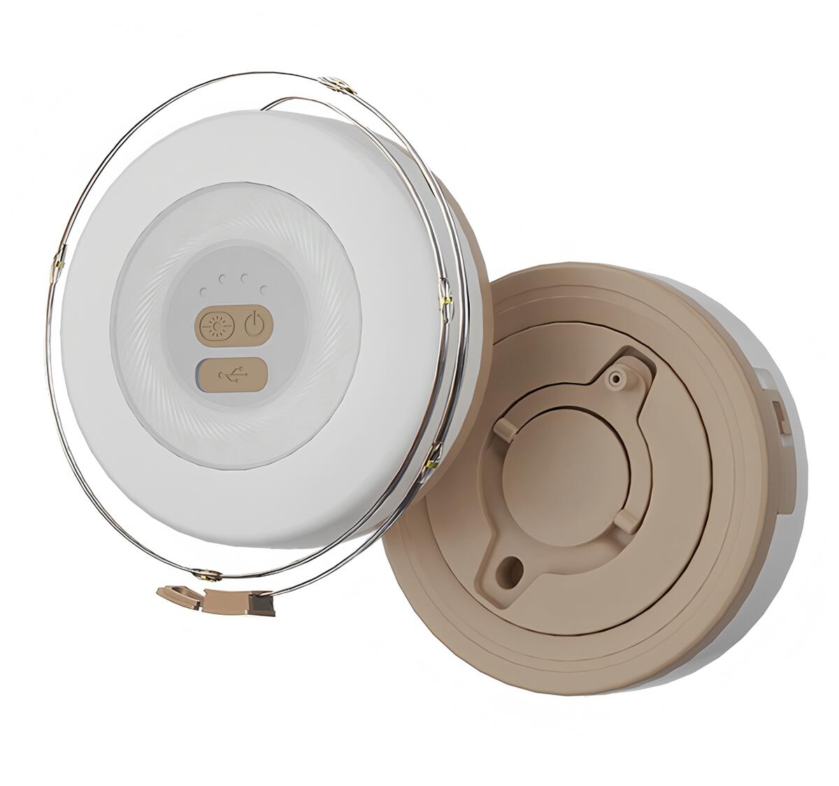 Camping Wagner MultiGlow Campingleuchte mit Lichterkette, aufrollbar, 10m