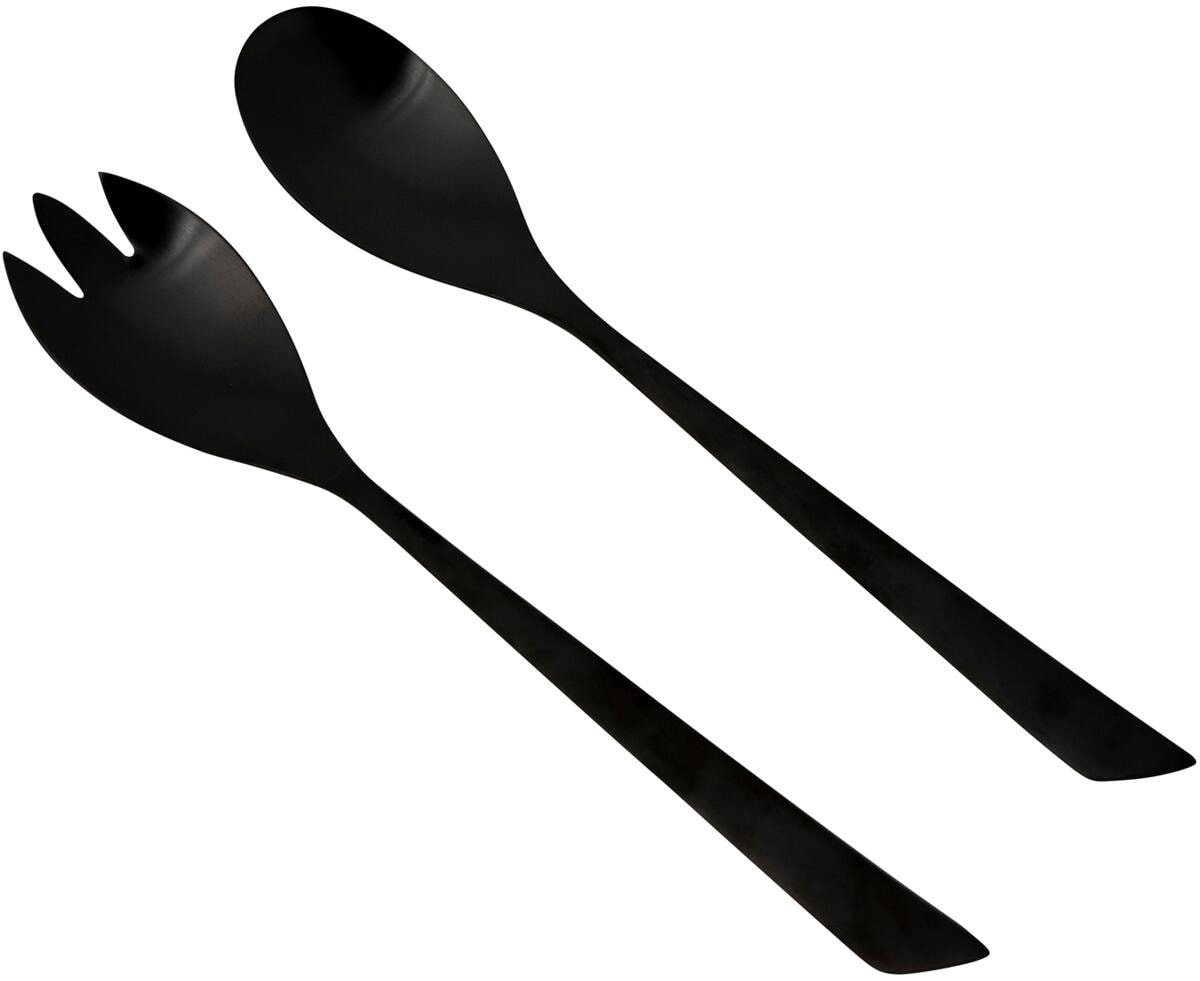 Bo-Camp Fay Salatbesteck, 2-teilig, schwarz