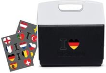 Igloo Playmate Elite Kühlbox, 15l, schwarz, inklusive Sticker-Kit 