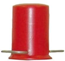 Gasflaschen-Abdeckkappe, rot