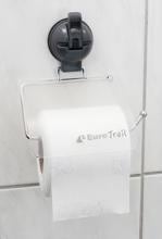 EuroTrail Toilettenpapier-Halter, mit Saugnapf, grau