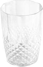 ALPINA Wasserglas, 400ml, Kristalleffekt, 6er Set