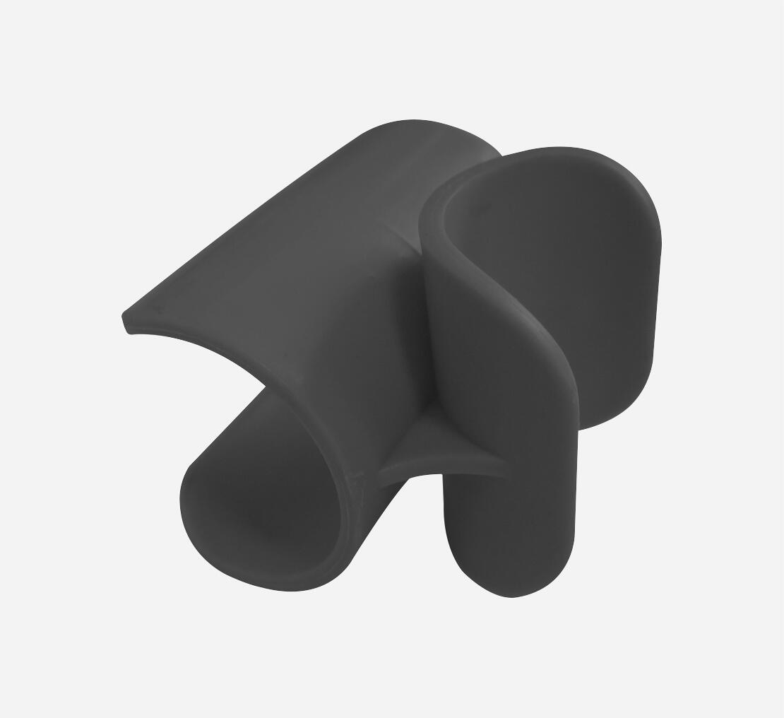 Clip anthrazit - Crespo Ersatzteil-Nr. 1162791 - für Fußstütze 80