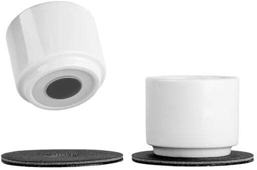 silwy Magnet-Porzellan-Eierbecher, 2er Set