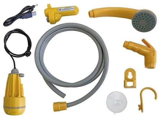 HABA mobile Dusche, gelb/grau