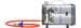 Cadac Trio Power Pak Gasdruckregler mit Schlauch für Gaskartuschen, 30mbar