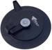 Bent Teller Magnet, Ø12,5cm, 2er-Pack, schwarz