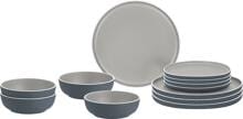 Brunner Stonetouch Trilogy Geschirrset, 12-teilig, trilogy grey