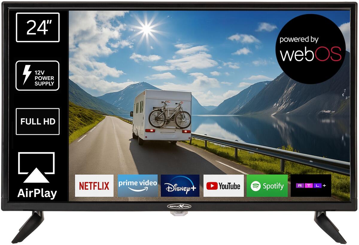 Reflexion LED24IBT Smart LED-TV, 24" (60cm), Triple Tuner, Wlan, Bluetooth, Full-HD