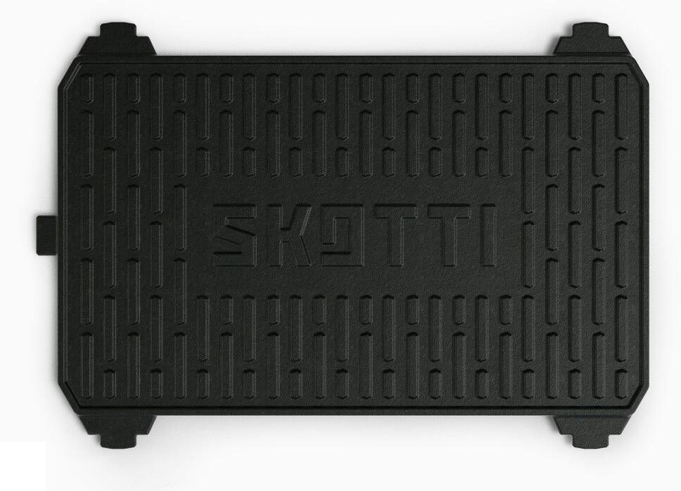 GGC Gusseisen Grillplatte – Doppelseitig, 30,5 Cm Für Herd, Grill & Camping
