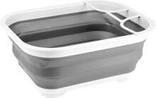 Brunner Dishaway Geschirrkorb, faltbar, grau