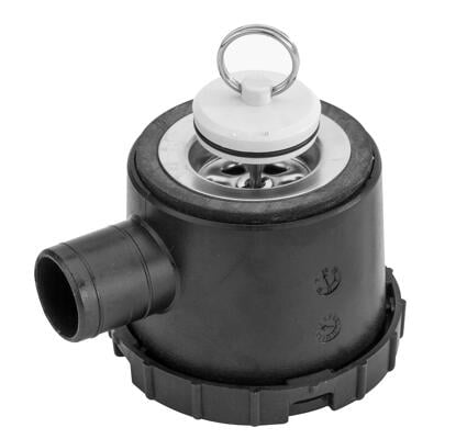 Reich Siphon, mit Edelstahlsieb für Abwassersystem, Ø 33mm