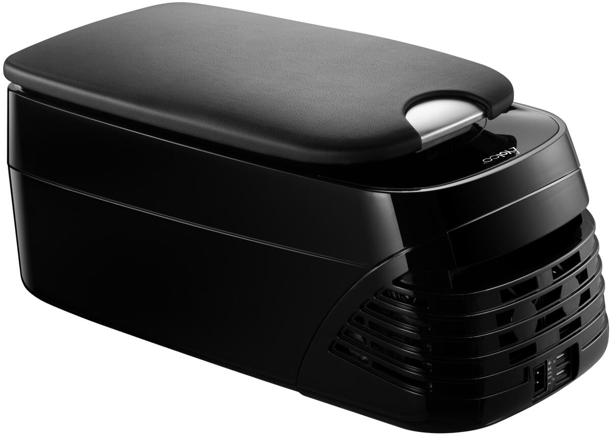 Yolco CX8 Kompressor-Kühlbox mit Heizfunktion, 8L, 12/24/230V, schwarz