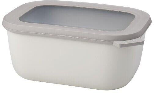 Mepal Cirqula Multischüssel, rechteckig, 1500ml, nordic white