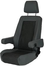 Sportscraft S6.1 Pilotensitz, Stoff Ara schwarz/grau, mit Sitzheizung