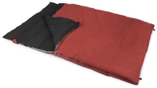 Kampa Lucerne TOG Schlafsack, rot/schwarz, 225x150cm