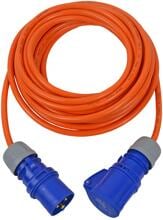 Weingärtner CEE-Verlängerungskabel H07BQ-F 3G2,5, 10m, orange