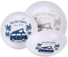 Holiday Travel Geschirrset, 6-teilig