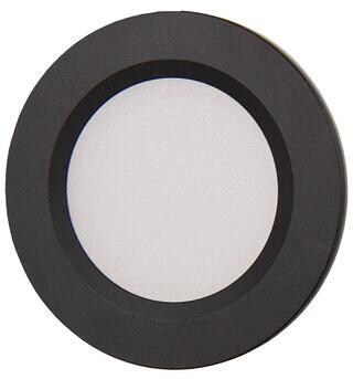 Carbest LED-Einbauspots, 12/24 V, 2 W, matt schwarz