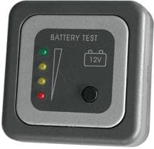CBE Batterietester LED, Aufputz, schiefer