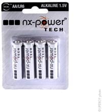 nx-power Mignon AA Ultra Alkali Batterie, 1,5V, 4er-Pack