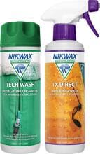 Nikwax Tech Wash+TX-Direct Spray Reinigungsmittel & Imprägnierung, 2x300ml