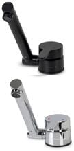 Carbest Wasserarmatur, klappbar, drehbar, warm/kalt, 1/2 Flexschlauch