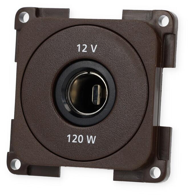 Inprojal System 10.000 Powersteckdose Steckdose, 12V, braun