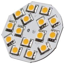 Carbest LED G4 Leuchtmittel, 15 warmweiße SMD,  dimmbar, 197Lumen, 10-30V / 3W