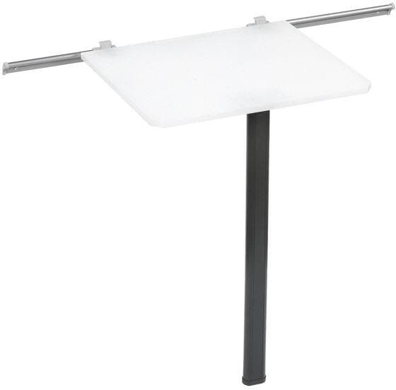 Fawo Tischgleitschienenset, silbergrau