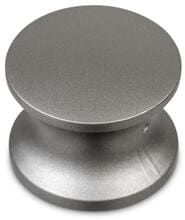 Ersatzknopf für Push Lock, Kunststoff, silber matt