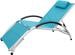 Vivere Dockside Sonnenliege, true turquoise